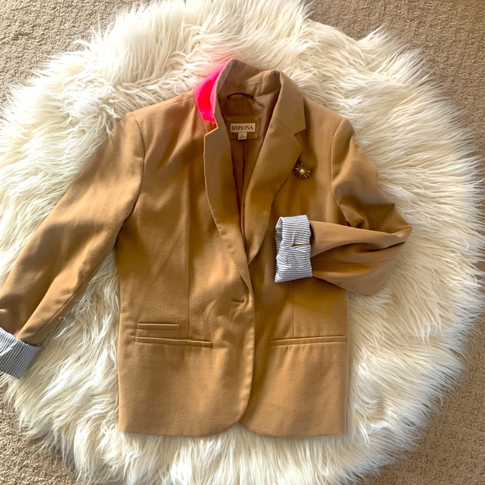 Blazer Camel Colored